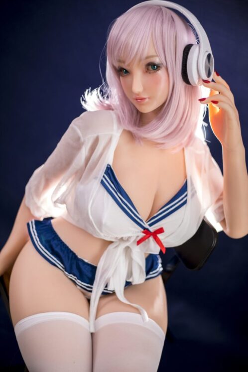 Silicone anime busty sex doll