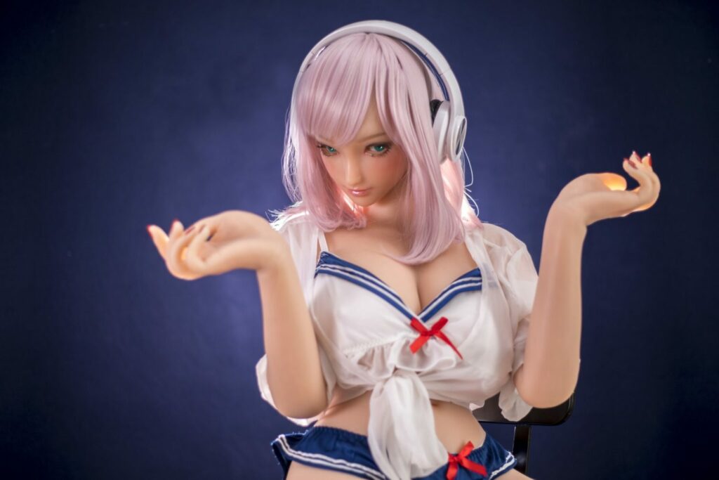 Silicone anime busty sex doll