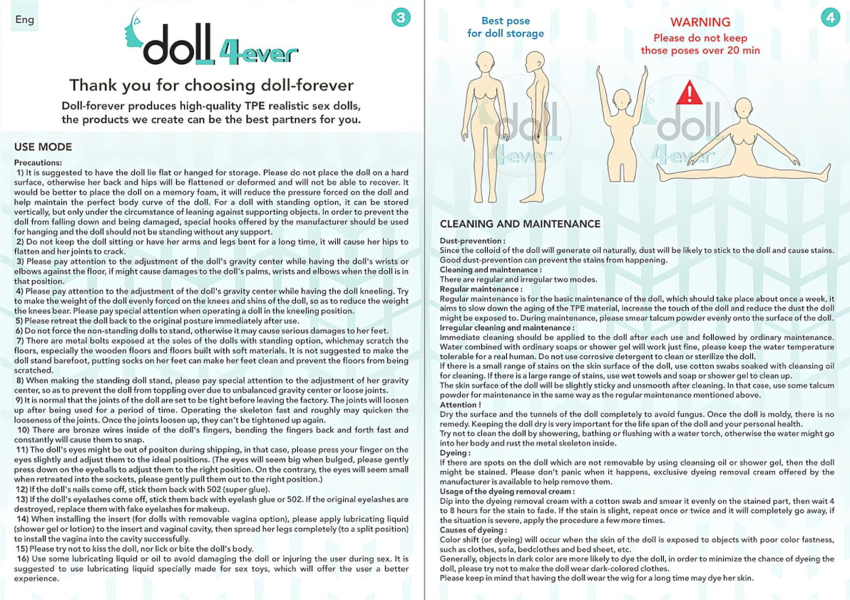 Piper manual2 Piper Doll4ever instruction manual