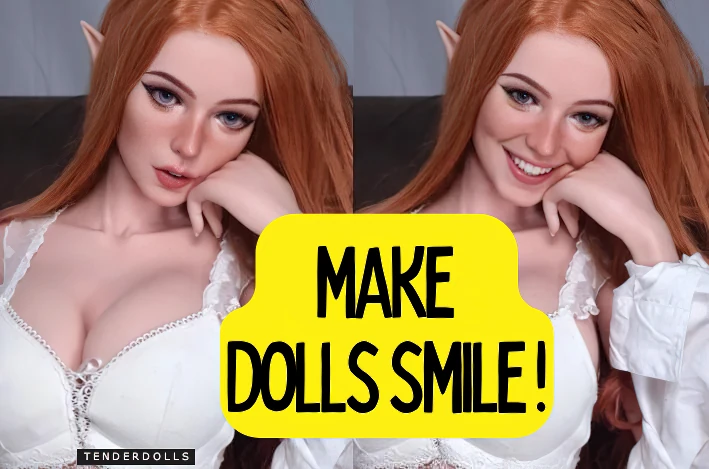 make doll smile!